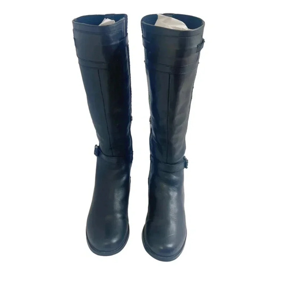 Aetrex Chelsea Tall Riding Boot Black Leather Boot Women's Size 8 - Picture 3 of 12